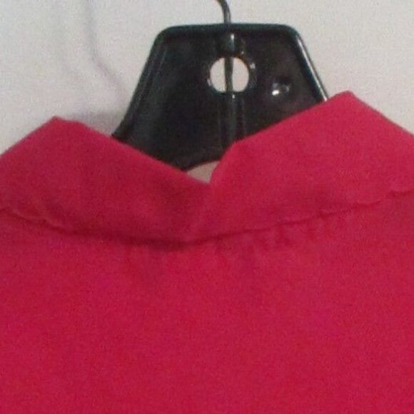 Lady Manhattan Womens Blouse 18W Embroidered Collar Pocket  Button-Up Long Sleev - Picture 5 of 5